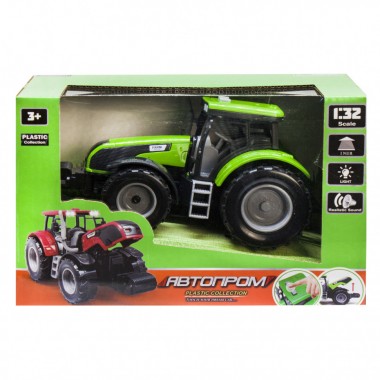 Игрушка трактор "АВТОПРОМ" 7923  инерционный (Green)
