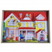 Деревянный пазл-вкладыш