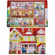 Деревянный пазл-вкладыш