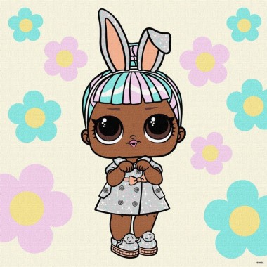 Картина по номерам "L.O.L. Surprise! Spring Bling Carats" KHO1100, 40х40 см