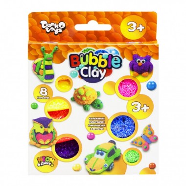Набір для творчості "Bubble Clay" BBC-04-01U, 8 кольорів