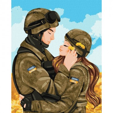 Картина за номерами "Кохання переможе" ©krizhanskaya Ідейка KHO2614 40х50 см