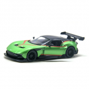 Колекційна іграшкова машинка Aston Martin Vulcan KT5407FW інерційна  Зелений