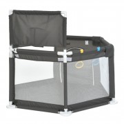 Дитячий манеж MR 1340-G, сірий, з баскетбольним кільцем