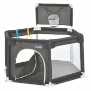 Дитячий манеж MR 1340-G, сірий, з баскетбольним кільцем