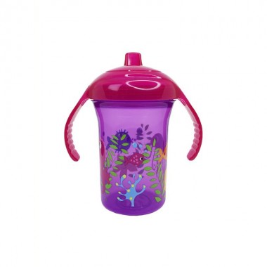 Бутылочка пластиковая с ручками Океан MGZ-0323(Violet) 250 мл