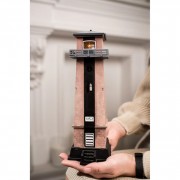 Конструктор дерев'яний 3D маяк Хаблівський до реконструкції (Україна, Херсонська область) TMP-007, 54 деталі