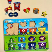 Дерев'яний пазл-вкладиш