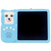 Планшет для малювання LCD Writing Tablet + озвучена абетка Монтессорі Y5, 112 карт Синій