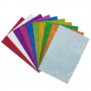 Набор цветного фоамирана с глиттером 17GLA4-MIX1, 1,7-0,1 мм 10 листов