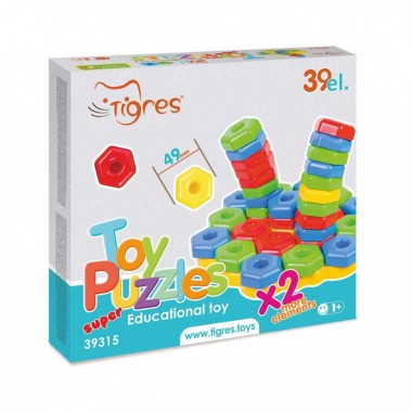Дитяча розвиваюча іграшка "Ігро пазли SUPER" 39315 з 39 елементів