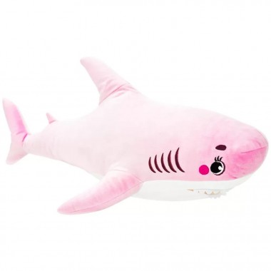 Игрушка плюшевая Акула FWPTSHARK22PK0080 розовая 80 см