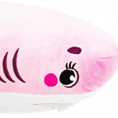 Игрушка плюшевая Акула FWPTSHARK22PK0080 розовая 80 см