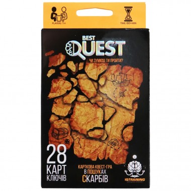 Карткова квест-гра "BEST QUEST" (укр.) BQ-01-01-04U