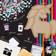 Дитячий набір для творчості кришталева мозаїка