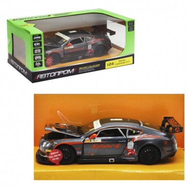 Машина металлическая "АВТОПРОМ" 68267A Bentley Continental GT3 Concep