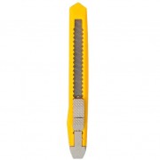 Ніж канцелярський 804, 13 х 2 см, лезо 9 мм Yellow