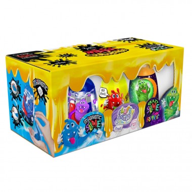 Вязкая масса 3 в 1 Magnetic Slime, Fluffy Slime, Crazy Slime Fluoric SLM-14-01U цвета в ассортименте