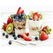 Картина по номерам Brushme Мюсли с йогуртом GX25019