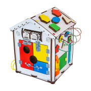 Будиночок розвиваючий. Бізіборд B006 з підсвічуванням