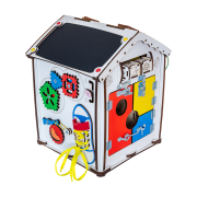 Будиночок розвиваючий. Бізіборд B006 з підсвічуванням