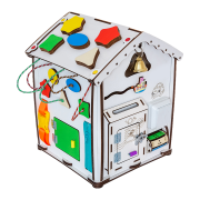 Будиночок розвиваючий. Бізіборд B006 з підсвічуванням