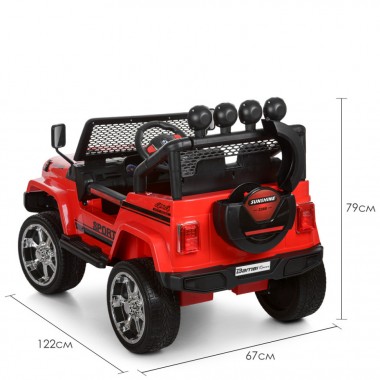 Детский электромобиль джип Bambi Racer M 3237EBLR-3 до 30 кг