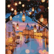 Картина по номерам Brushme  Ночные огни Венеции GX24915