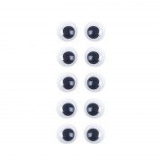 Пластиковые глаза для игрушек PE-008, 8 мм, 10 штук в упаковке