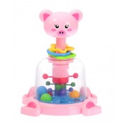 Іграшкова дзиґа Свинка SL83015 з кульками