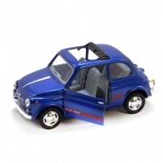 Колекційна іграшкова модель FIAT 500 KT5004W інерційна  Синій