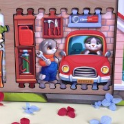 Дерев'яний пазл-вкладиш