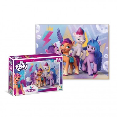 Детские Пазлы My Little Pony Пиключения с подружками DoDo 200306 30 элементов