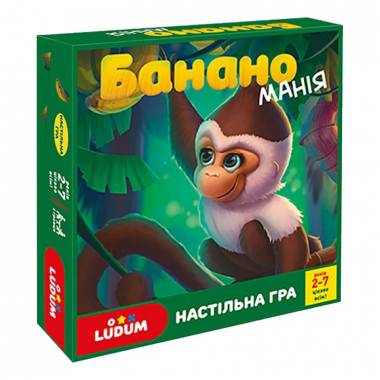 Детская настольная игра Бананомания  LD1049-53 Ludum украинский язык