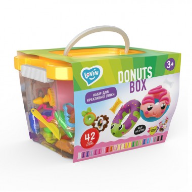 Набор легкого пластилина Donuts box TM Lovin 70114 Укр.