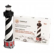 Конструктор дерев'яний 3D маяк Гаттерас (США) TMP-010, 88 деталей