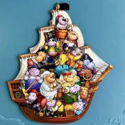 Дерев'яний пазл-вкладиш