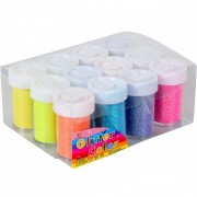 Набір неонових блискіток (Гліттера) 144г 12 кольорів HBH12 /12 /1-209