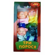 Домашний кукольный театр Chudisam Три поросенка (4 персонажа) B066