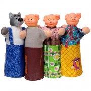 Домашний кукольный театр Chudisam Три поросенка (4 персонажа) B066