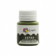 Акрилова фарба для декору Матова Art Craft AP-4951 20 мл Темно-оливковий