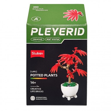Детский конструктор Цветы в горшке Potted Plants SLUBAN M38-B1075A