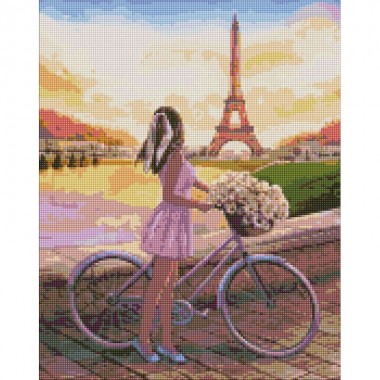 Алмазная мозаика Романтика в Париже ©Kira Corporal AMO7439 40х50 см Идейка