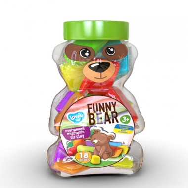 Набор для лепки с воздушным пластилином Funny Bear ТМ Lovin 70154