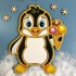 Деревянный пазл-вкладыш Пингвин Ubumblebees (ПСД120) PSD120 пазл-контур