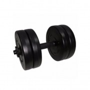 Гантель складальна композитна в пластиковій оболонці Rock pro 10,5 кг NE-PL-G-010