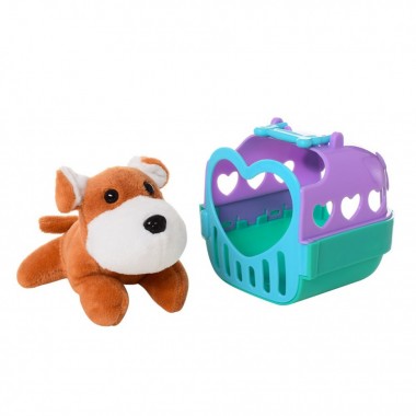 Игровой набор "Собачка" 603MR плюшевая (Коричневый)