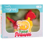 Игрушка развивающая: 3D пазлы Животные Tigres Кот 39356-1