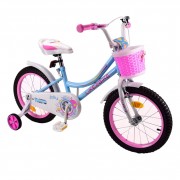 Велосипед детский 2-х колесный 18'' 211812 (RL7T) Like2bike Jolly, голубой, рама сталь, со звонком