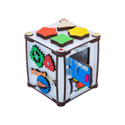 Домик развивающий. Бизиборд К005 с подсветкой